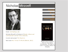 Tablet Screenshot of nicholasmirzoeff.com